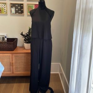 Black satin fabrik Jumper